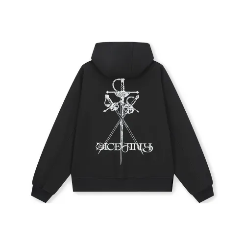 DICETINY Jackets Coats Unisex Black