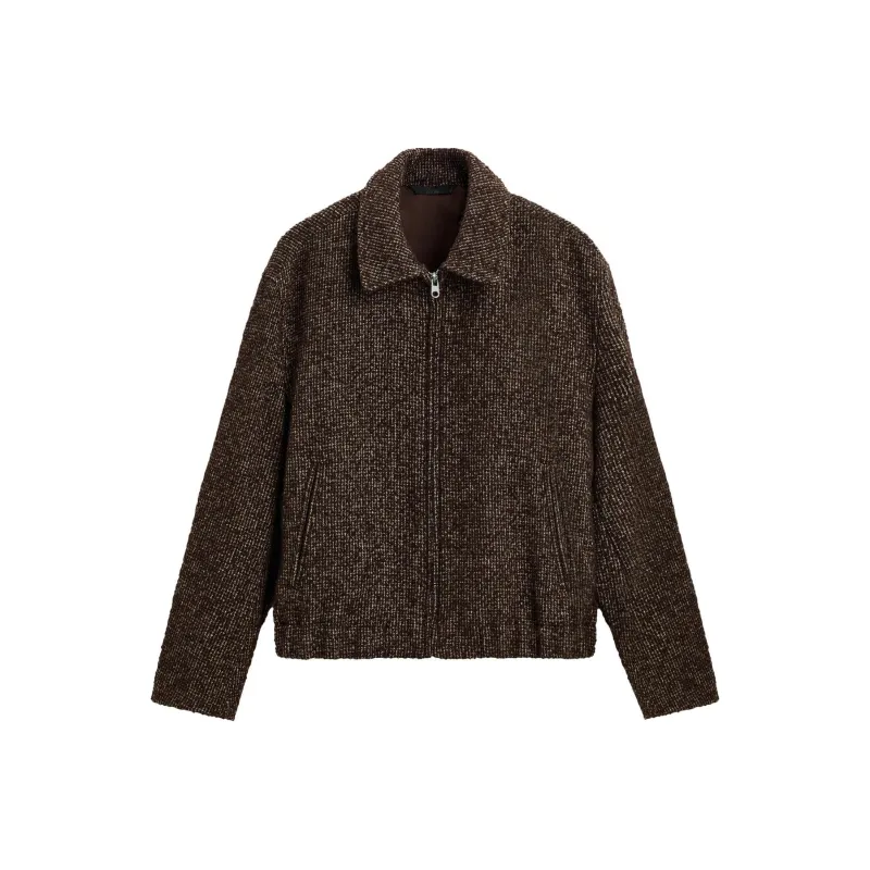 ZARA Jackets Men Brown-0
