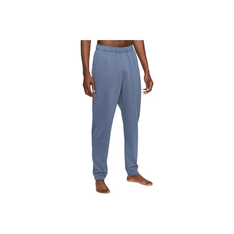 Nike Yoga Therma-FIT Knitted Sports Pants Men's Blue Purple-0