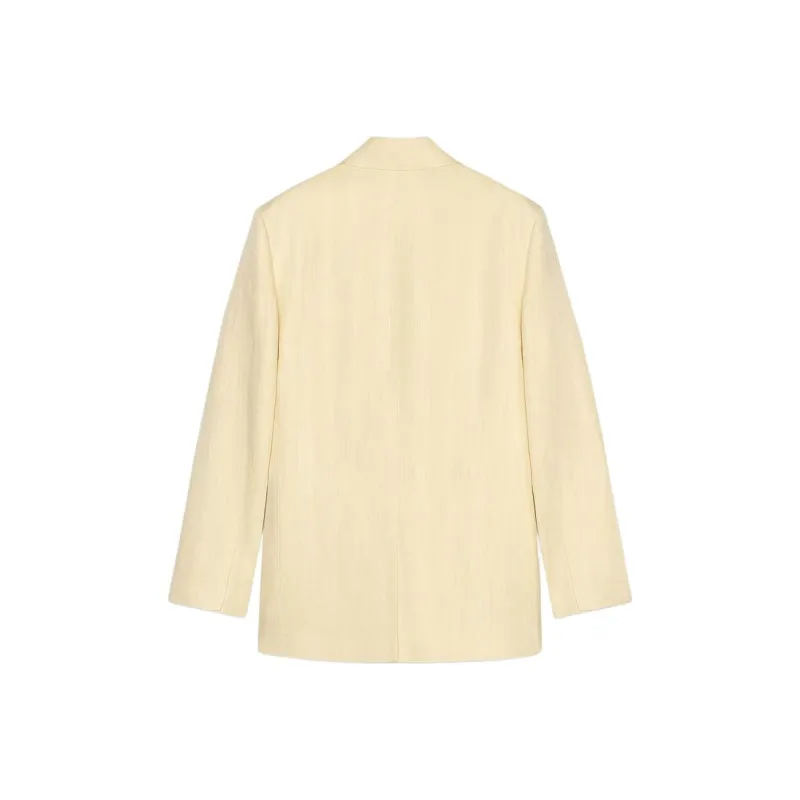 ZARA ZW Series Business Suit Women's Light Yellow-1