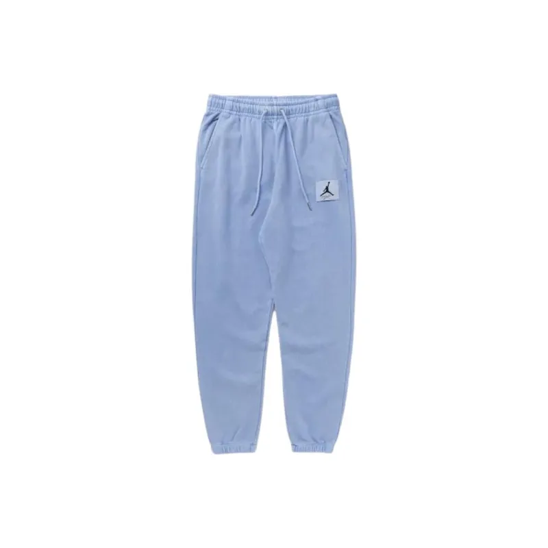 Jordan Knitted Sweatpants Men Light Blue-0