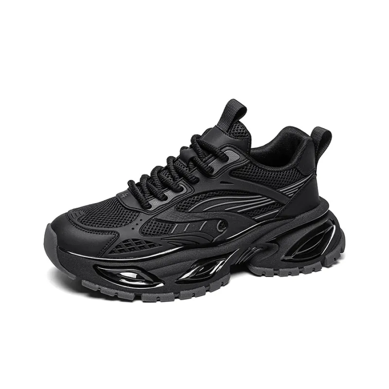 ZOIBBOE Cushioning, Abrasion Resistant, Breathable, Lightweight Low Top Chunky Sneakers Men's-1