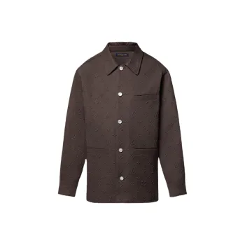 LOUIS VUITTON Monogram Embossed Overshirt