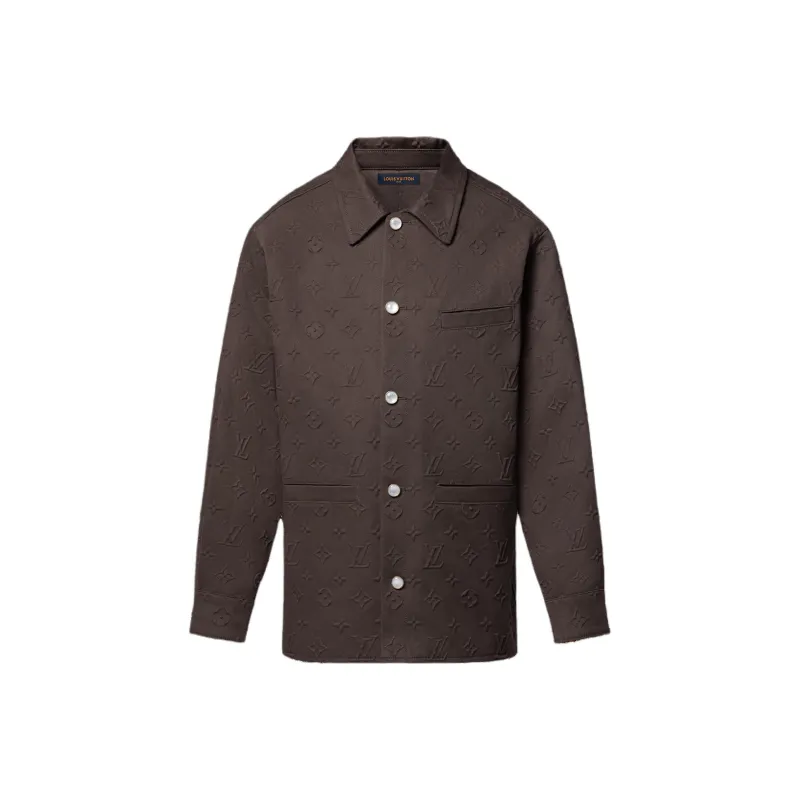 LOUIS VUITTON Monogram Embossed Overshirt-0