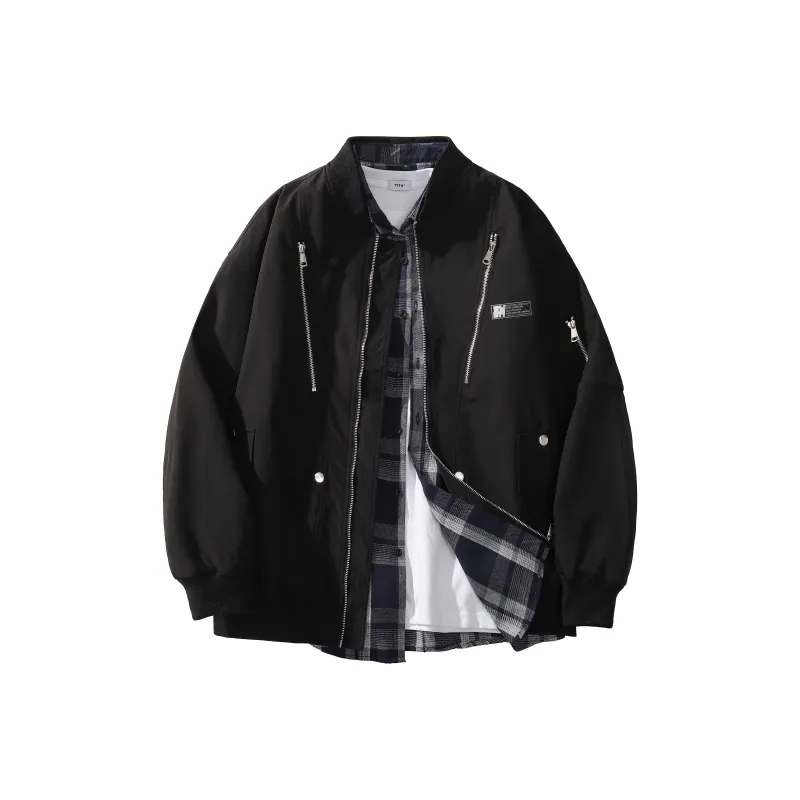 TITH Jackets Coats Unisex Army Green-2