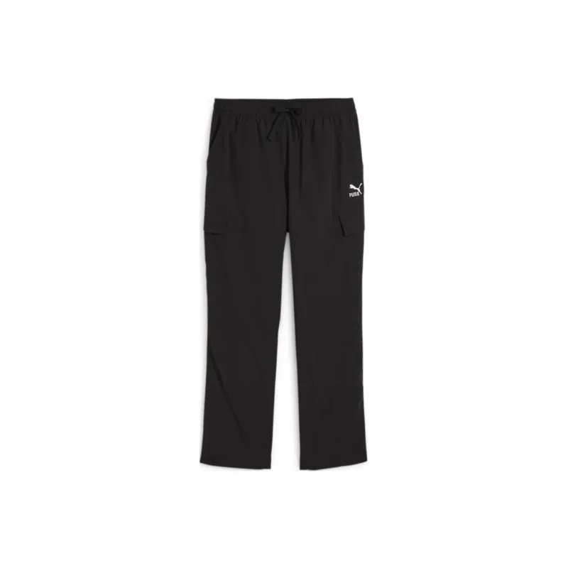 PUMA CLASSICS Cargo Woven Pants Knitted Sweatpants Men's Black-0