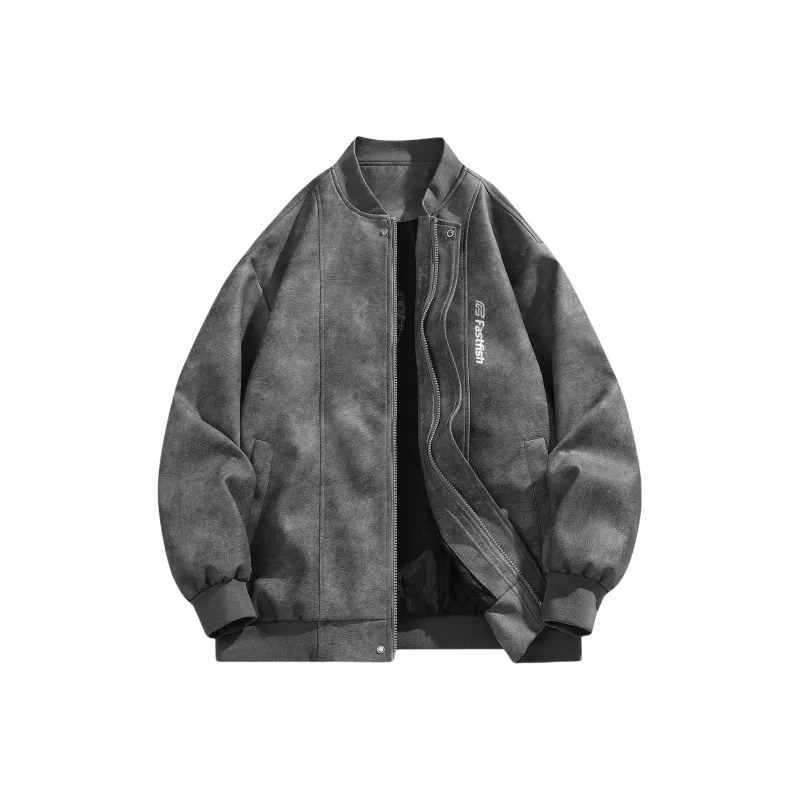 FASTFISH Leather Jackets Unisex-6