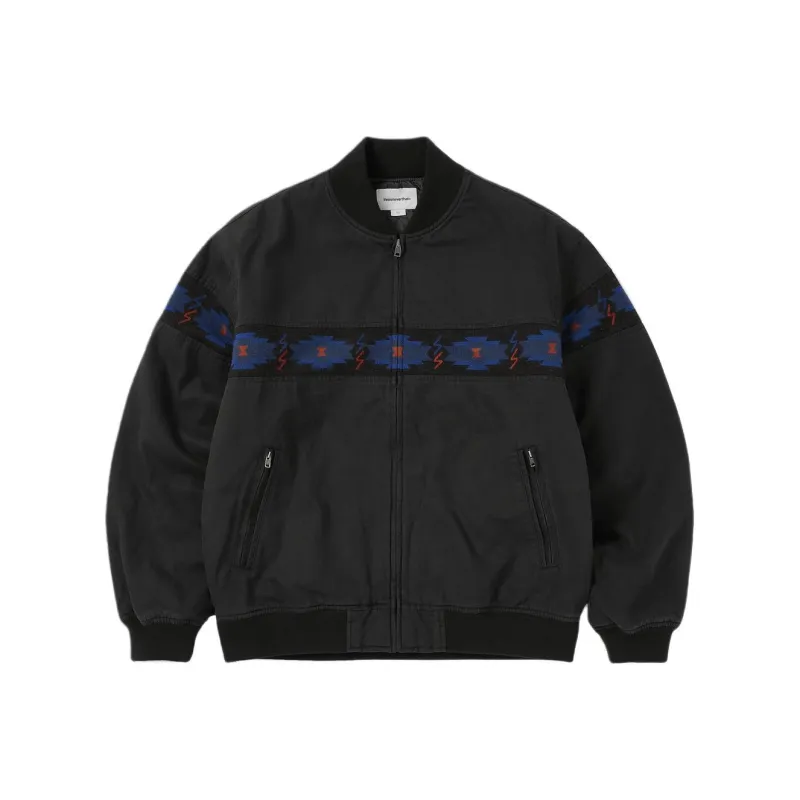 Thisisneverthat FW24 Lined Bomber Jacket Jacket Unisex Black-0