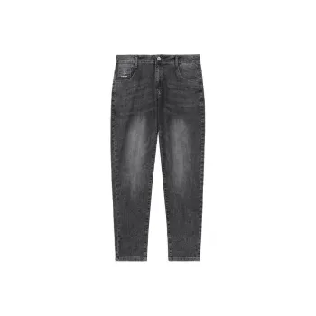 KIKC Jeans Men Mid Black