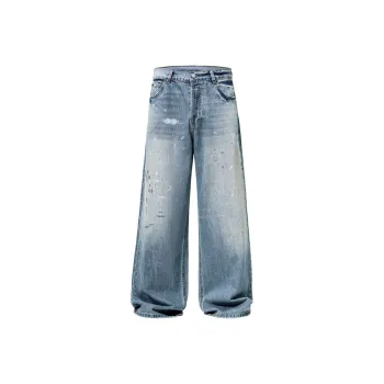 FAVEPOP Jeans Unisex Ice Blue