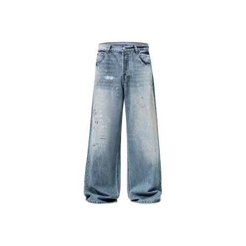 FAVEPOP Jeans Unisex Ice Blue