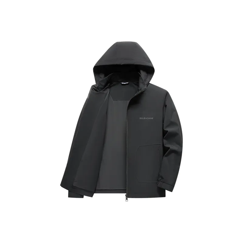 ELLE HOMME Jackets & Coats Men's Black-0