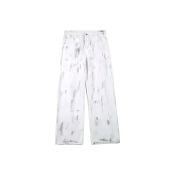 Ghost Mask Jeans Unisex White