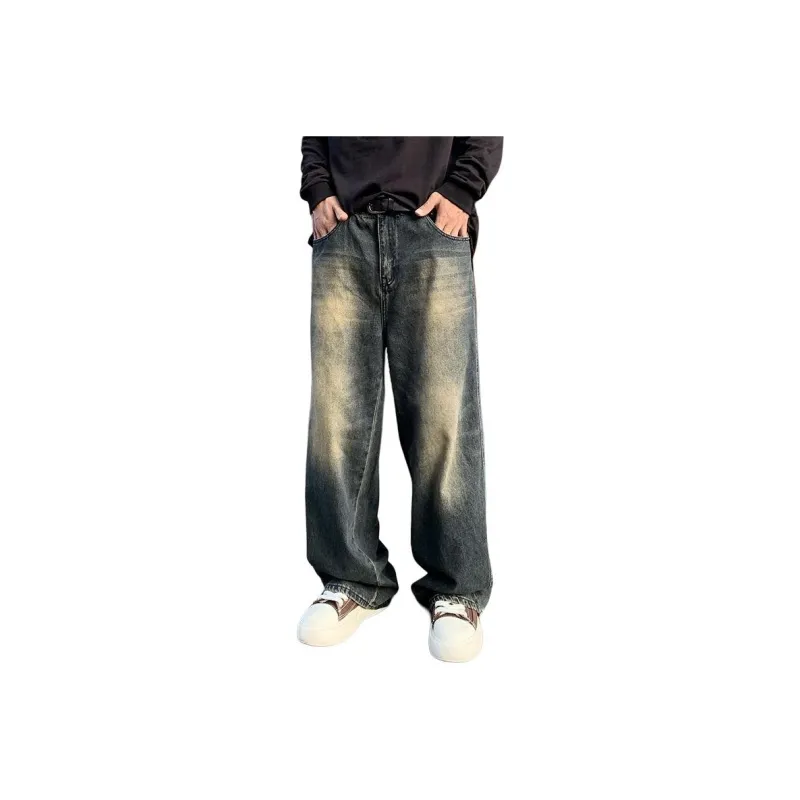 BAOMIKA Jeans Unisex Black Dream Blue-0