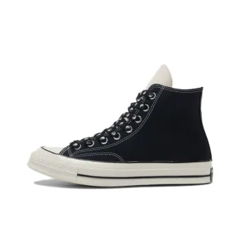 Converse 1970s Anti Slip Wear Resistant High Top Canvas Shoes Unisex Black