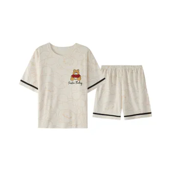 Lan Miao Pajama Set Women's Ivory White