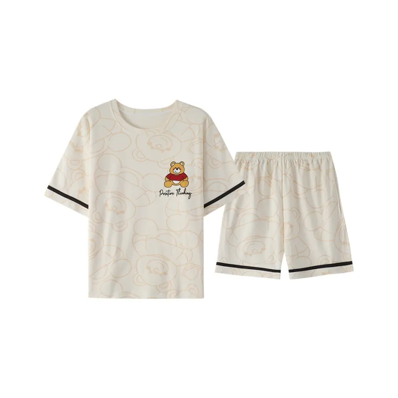 Lan Miao Pajama Set Women's Ivory White-0