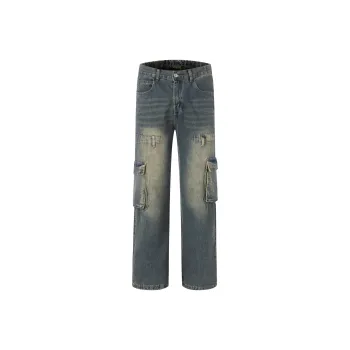 Ghost Mask Jeans Unisex Blue