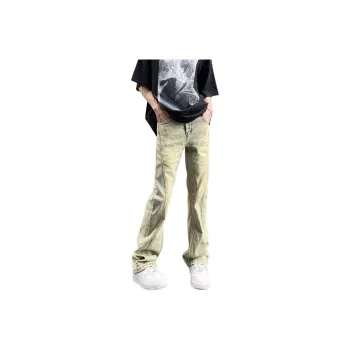 MGXEK Jeans Unisex Yellow Mud