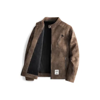 LISENPOK Leather Jackets Unisex