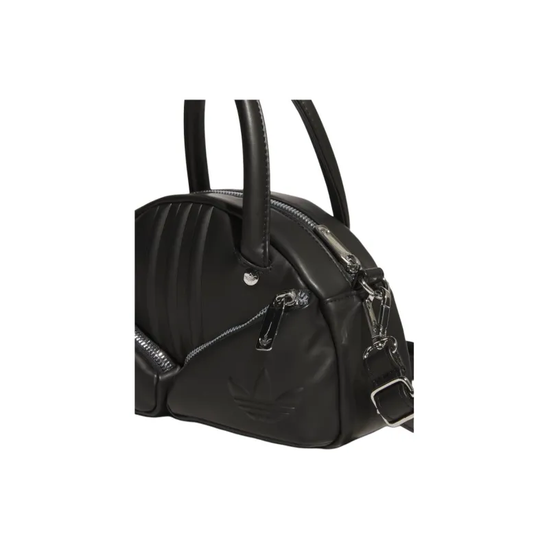 Adidas Originals PU One Shoulder Handbag Trumpets Women's Black-5
