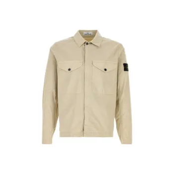 STONE ISLAND Logo Patch Long Sleeved Jacket