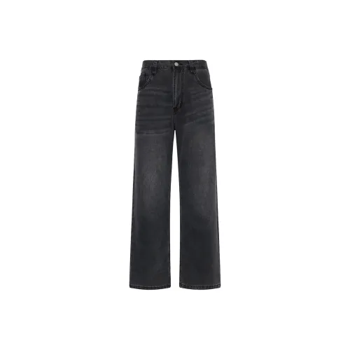 GTRG Jeans Unisex Black Gray Color