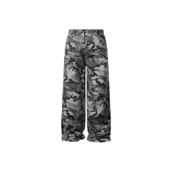 NANDCHN Jeans Unisex Camouflage