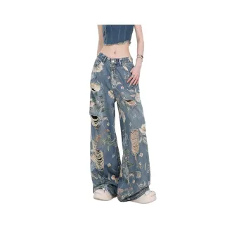 RENBEN Jeans Unisex Blue