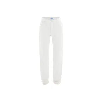 Mugler Jeans Unisex White
