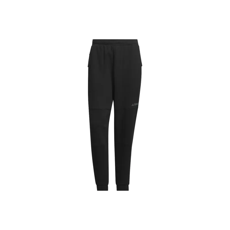 Adidas FRENCH TERRY SWEAT TROUSERS Knitted Sports Pants Men's Black-0