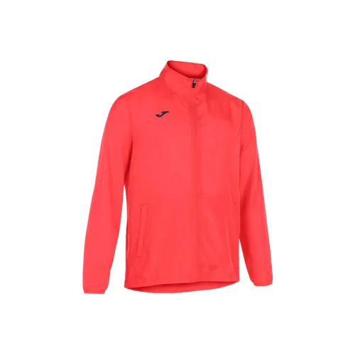 Joma Windbreaker Man Elite VII Fluorescent Coral Trench Coat Men Fluorescent Coral