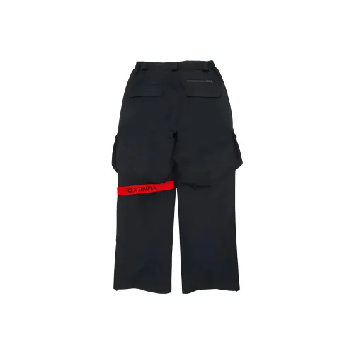 RAF SIMONS Knitted Sports Pants Men's Black