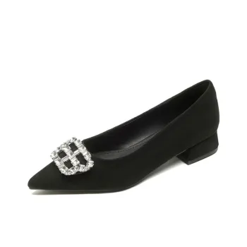 City Camel Casual Single Shoes Women's Black