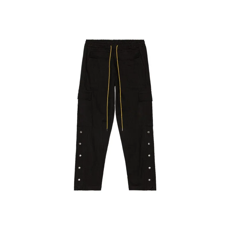 RHUDE Casual Pants Men Black-0