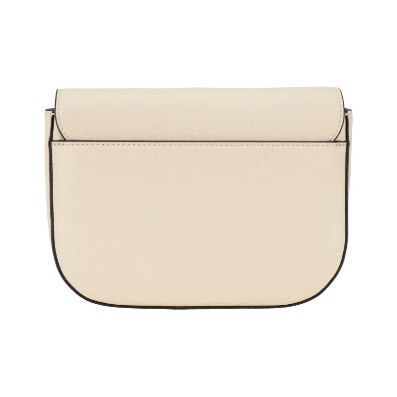 TORY BURCH Robinson Litchi Grain Leather Crossbody Bag Shoulder Bag Women's Cream White-5