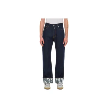Alexander McQueen Graffiti Straight Jeans