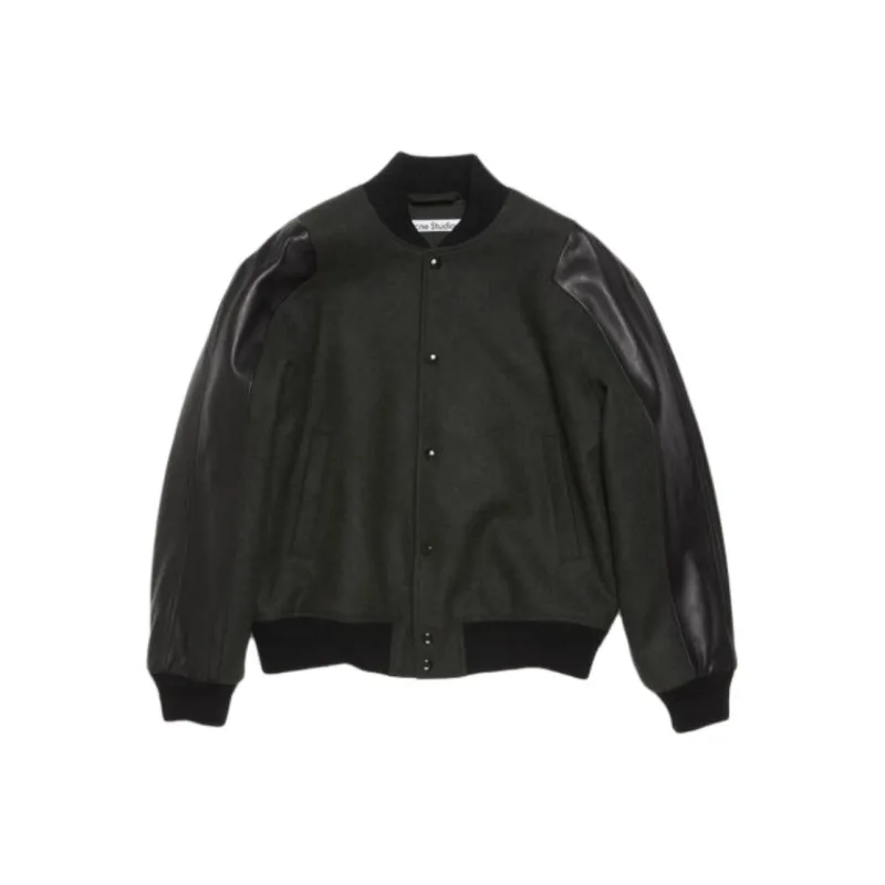 Acne Studios Buttoned Long Sleeved Bomber Jacket-0