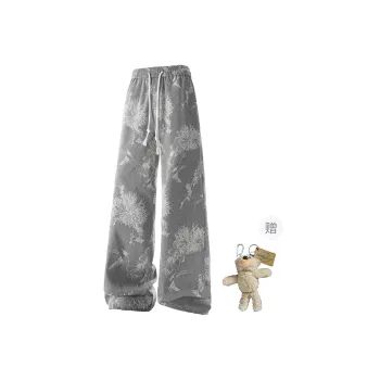 HOKLV Jeans Unisex Gray
