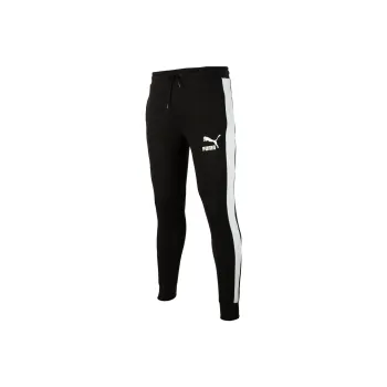 PUMA T7 ICONIC Knitted Sports Pants Men's Black