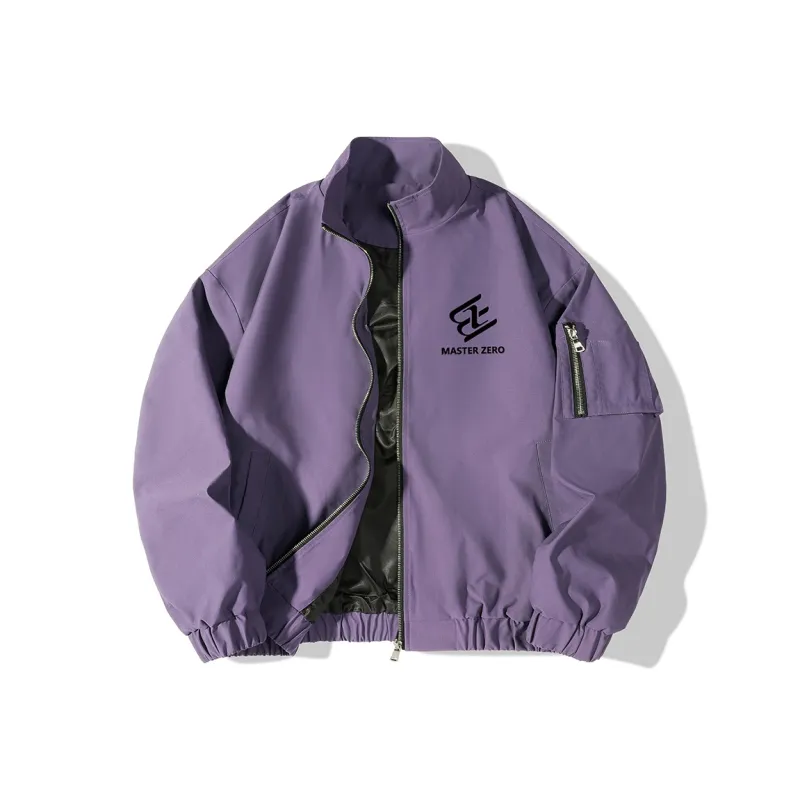 MZ Loose Fit Versatile Comfortable Stand Collar Jacket Unisex-2
