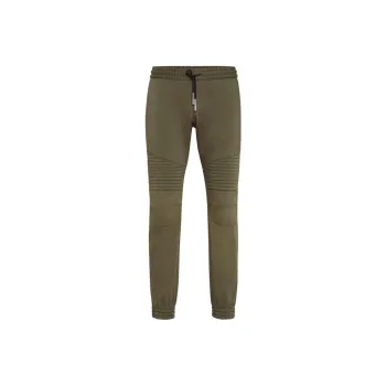 PHILIPP PLEIN Knitted Sports Pants Men's Olive Green