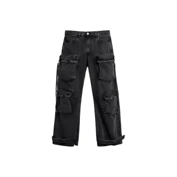 ZARA Jeans Unisex Black