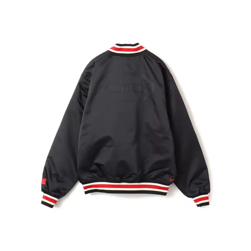 Nike LiverpoolFC SS25 M NK AU SATIN DUGOUT Jacket Men's Black/Red-1