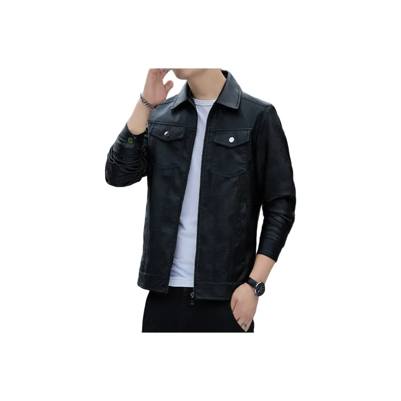 JEEP SPIRIT Leather Jacket Men's-0