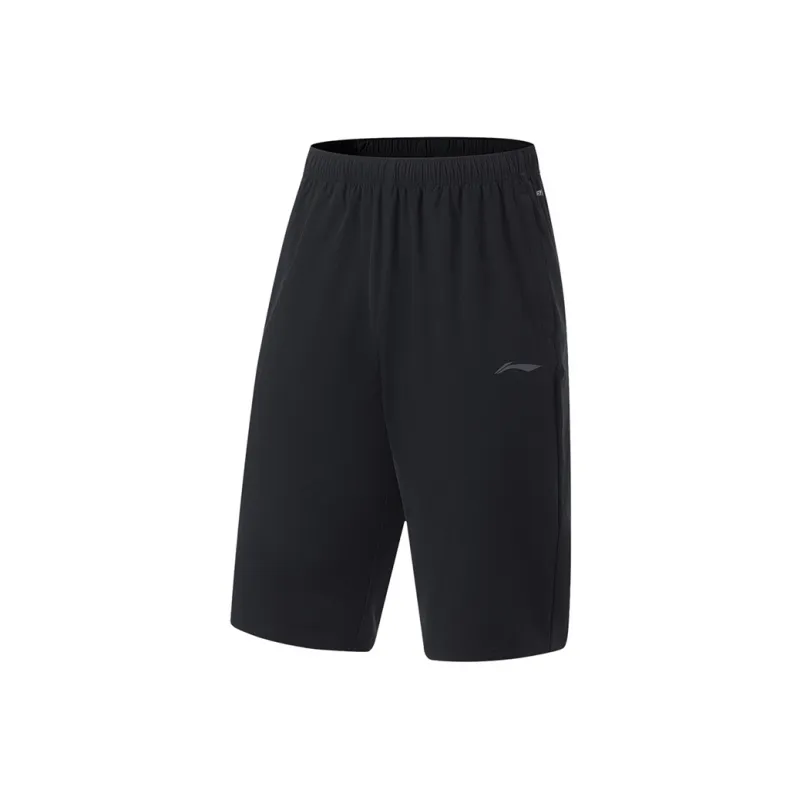 LiNing Fitness Series Knitted Sports Pants Men's Black-0