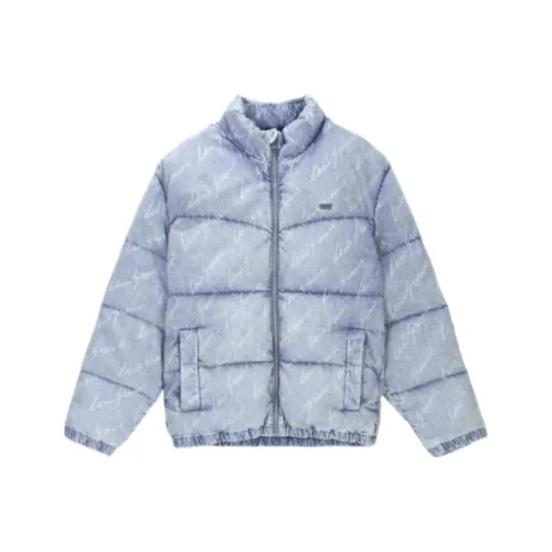 Levi's Down Jacket Men's Denim Blue
