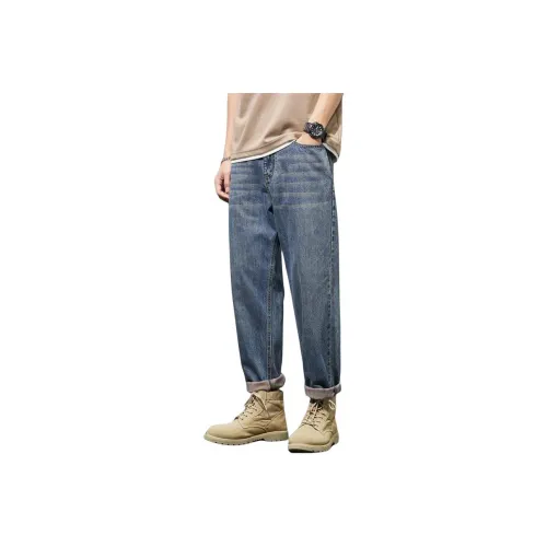 Tonlion Jeans Men's Vintage Blue