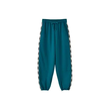 YOSHIYOYI Knitted Sweatpants Unisex Dark Green