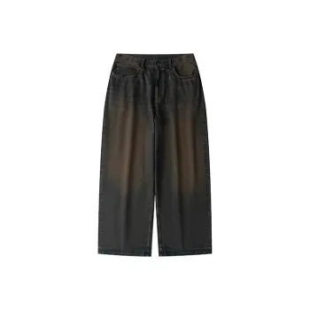 COUNTRY MOMENT Jeans Unisex Tie Dye Black Brown